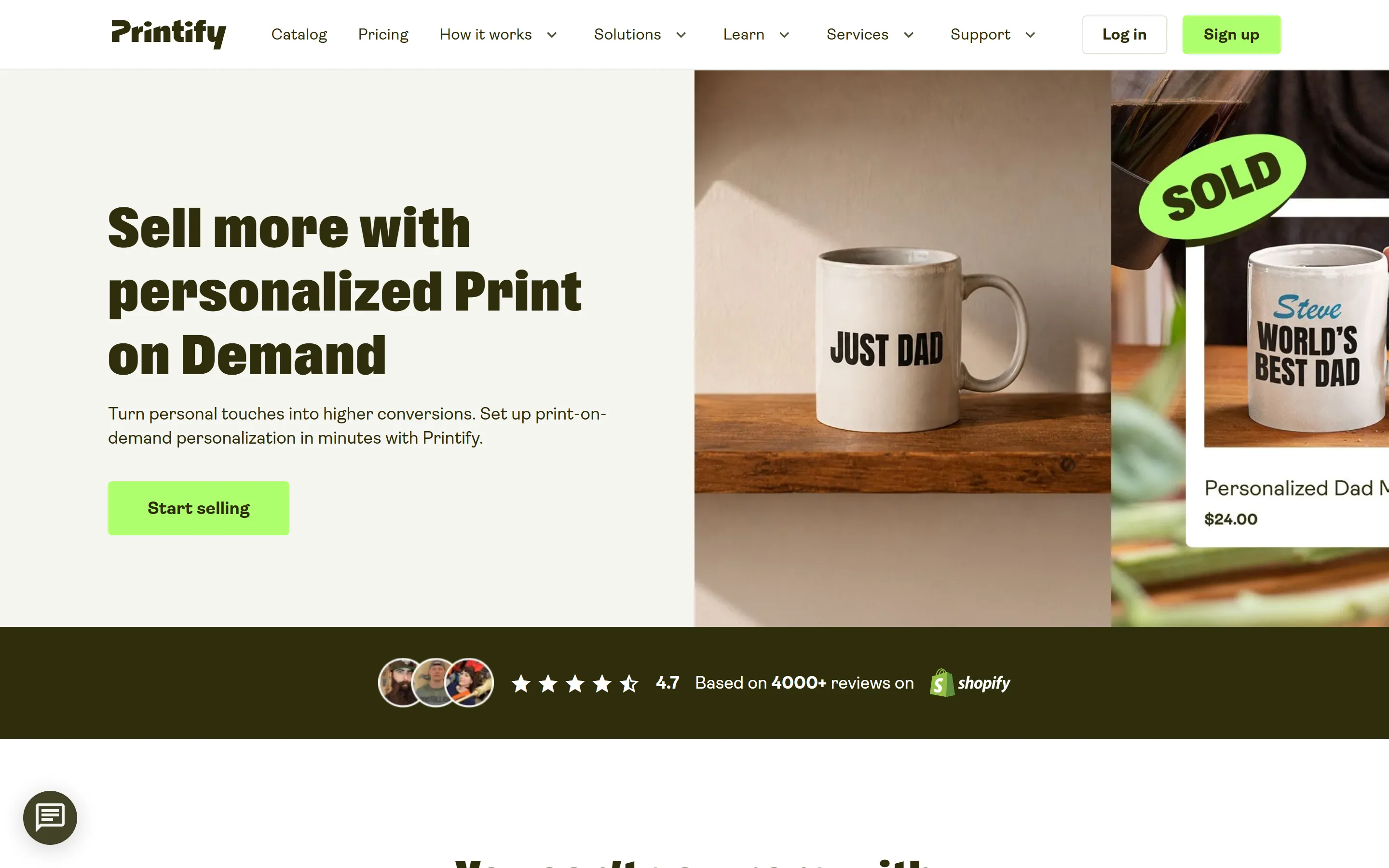 Printify Personalisierung mit Live Preview für Etsy