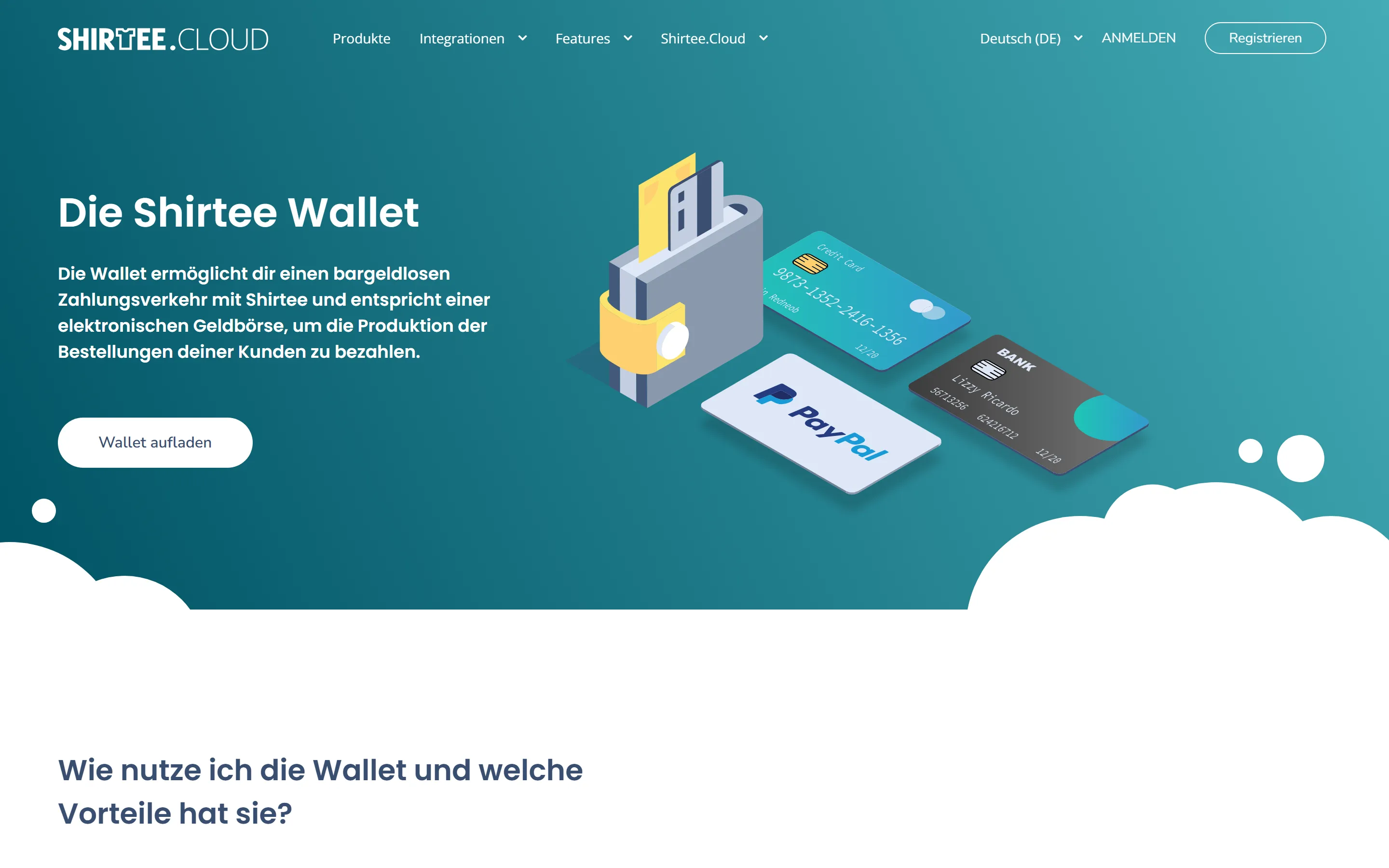 Shirtee Cloud Wallet