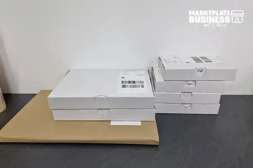 Tägliche Paketmenge im Etsy Shop, Anfang