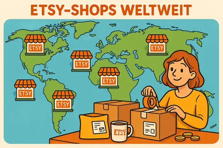 in welche laender verkaufen auf etsy